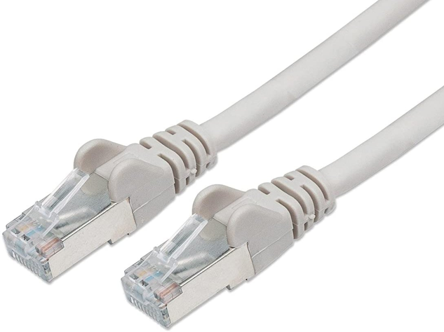 Cavo di rete Patch in rame Cat. 6 Grigio SFTP LSZH 1.5m